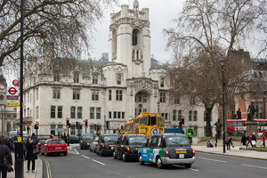 Outside The Supreme Court building